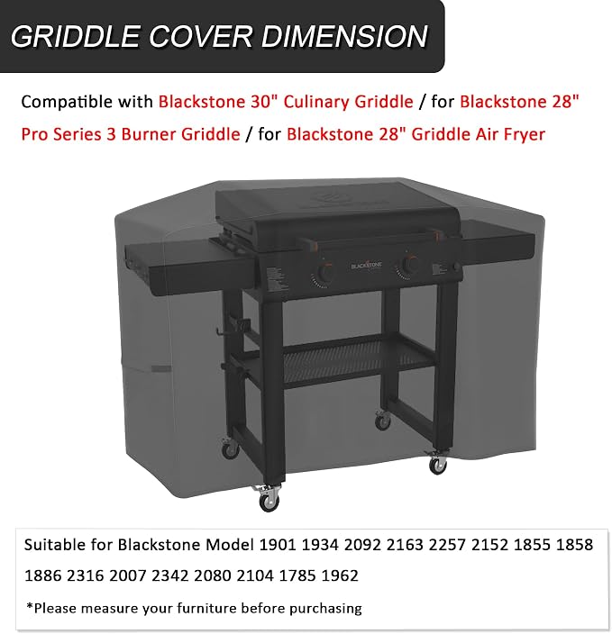 Griddle Cover for Blackstone Culinary Omnivore 30 Inch - Image 2