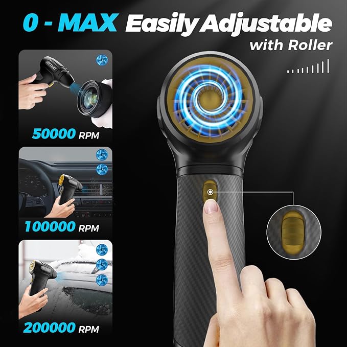 Compress Air Duster, 200000RPM Electric Air Duster - Image 8