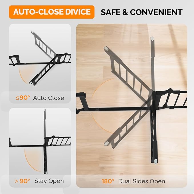 Bonnlo 188'' Wide Baby Gate Playpen 8 Panel Adjustable Play Yard Metal Dog Gate - Image 5