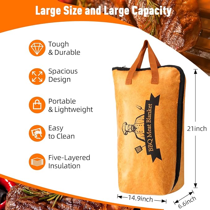 21in BBQ Blanket for Resting Meat - Image 6
