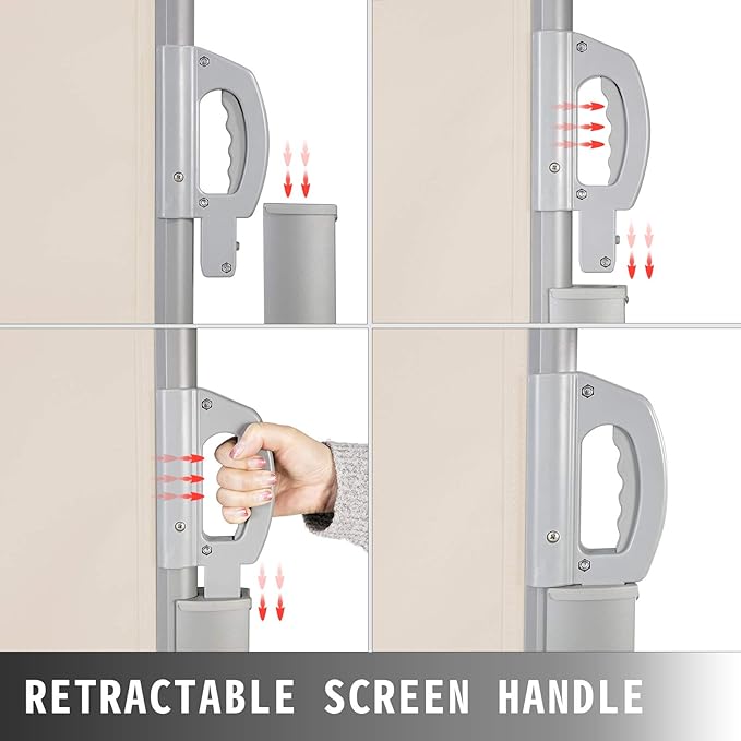 VEVOR Retractable Side Awning, UV 50 71''x236'' Rugged Full Aluminum Rust-Proof - Image 3
