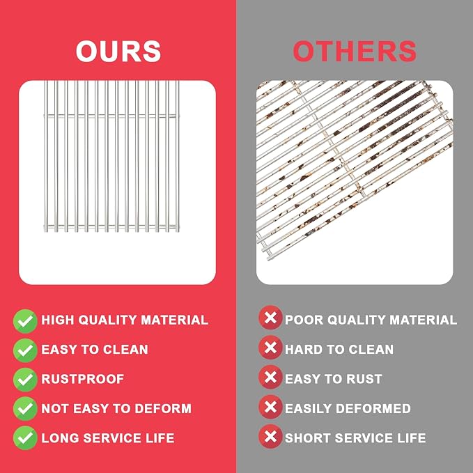 7637 Grill Grates for Weber Spirit and GS4 Spirit II 200 Series Grills Parts - Image 5