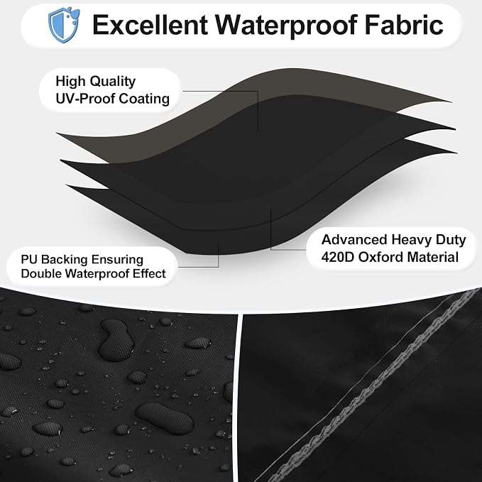 OutdoorLines Outdoor Waterproof Patio Table Furniture Set Covers - Image 3