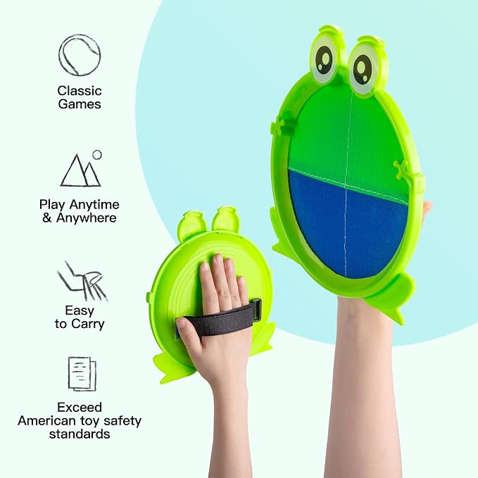 EVERICH TOY Upgraded Toss and Catch Ball Game Set, Kids Toy Stocking Stuffers - Image 3