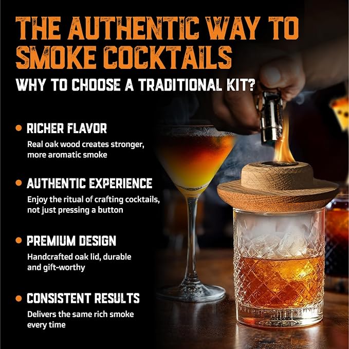 Whiskey Cocktail Smoker Kit - Image 3