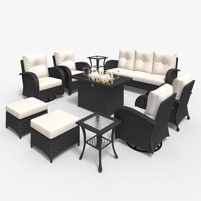 LayinSun 10 Pieces Outdoor Patio Furniture Set - Image 2