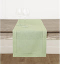 Solino Home Linen Sage Green Table Runner 120 Inches Long by SolinoHome