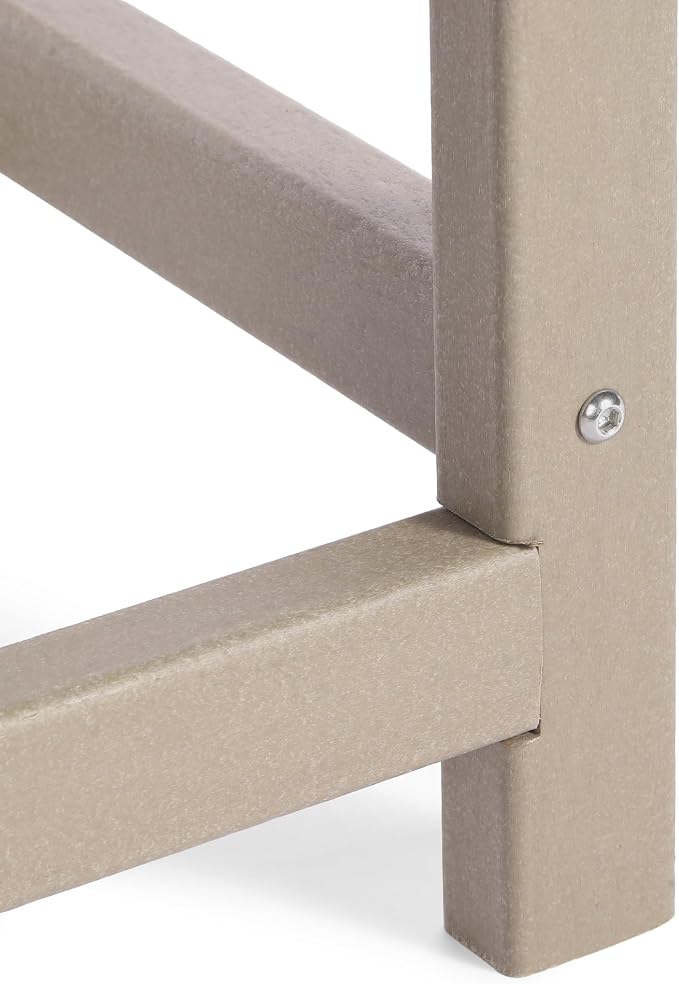 Costaelm Kids Outdoor Side Table, Small Patio HDPE Adirondack Square Table - Image 8