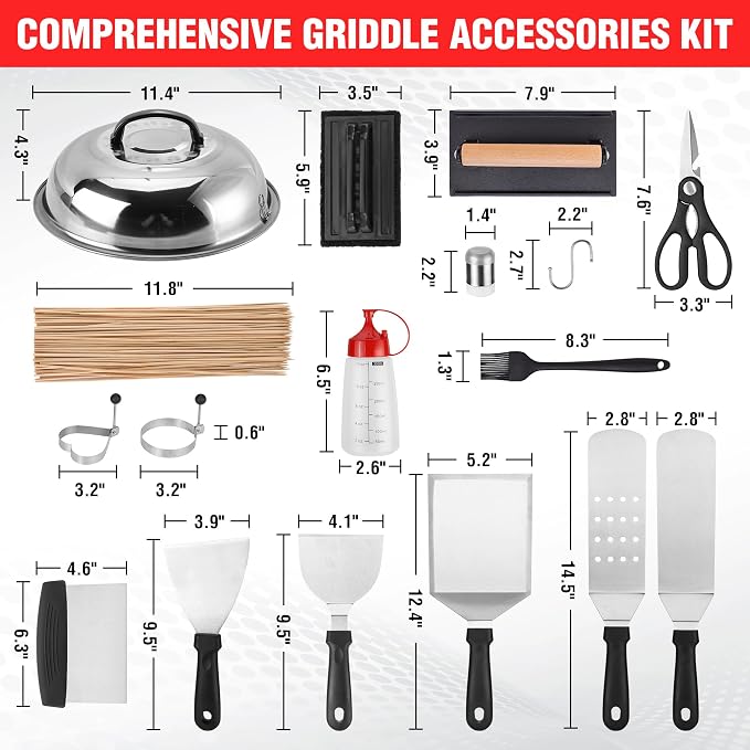128 PCS Griddle Accessories Kit - Image 2