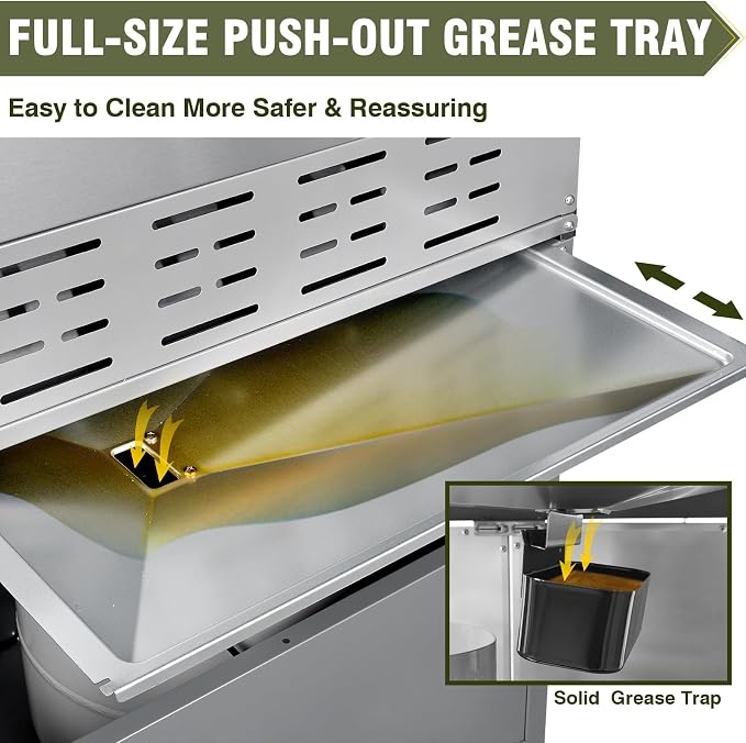 BESTFIRE 68, 000 BTU 5+1 Burner Propane Grill - Image 5