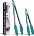 HOTEC Premium Stainless Steel Locking Kitchen Tongs by Hotec
