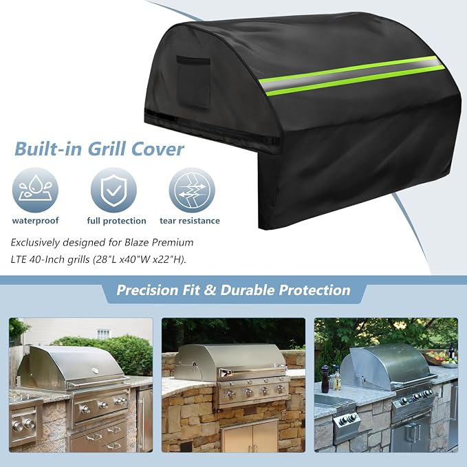 Built in Grill Cover for Blaze Premium LTE 40-Inch - Image 7
