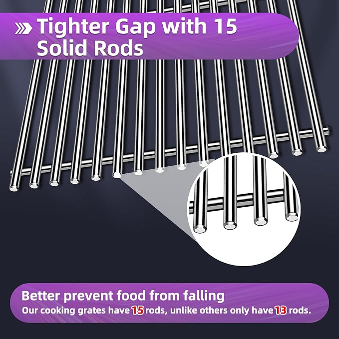 9MM 17.5" Stainless Steel Grill Grates - Image 4