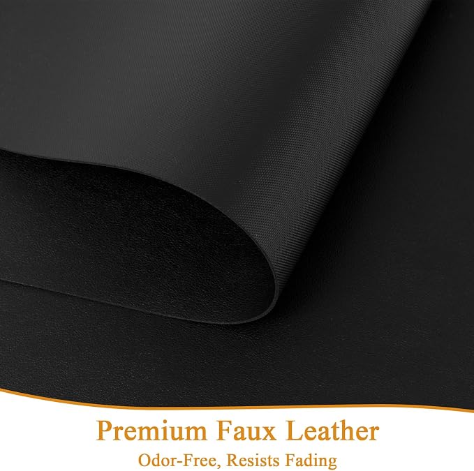 SHACOS Placemats Set of 6 Faux Leather Waterproof Leakproof Wipeable PU - Image 6
