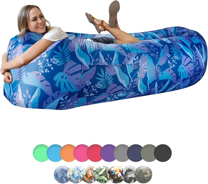 WEKAPO Inflatable Sun Lounger, Air Sofa, Waterproof and Leak-Proof, Picnics and by Wekapo