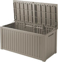 180 Gallon Large Resin Outdoor Storage Deck Box, by GGYI