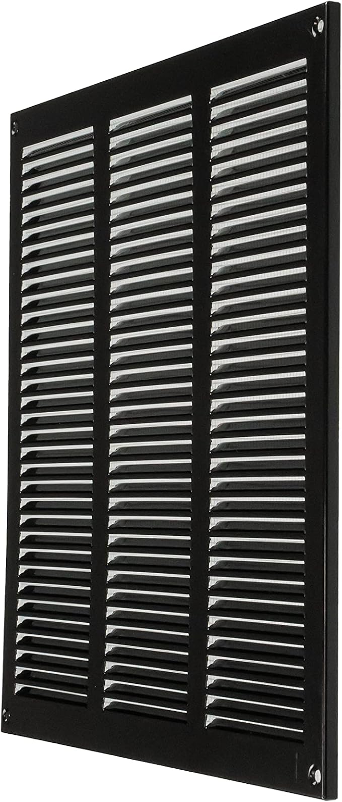 Repa Market 12x12 Inch Air Vent Cover/Black Galvanized Steel Louvered Grill - Image 7