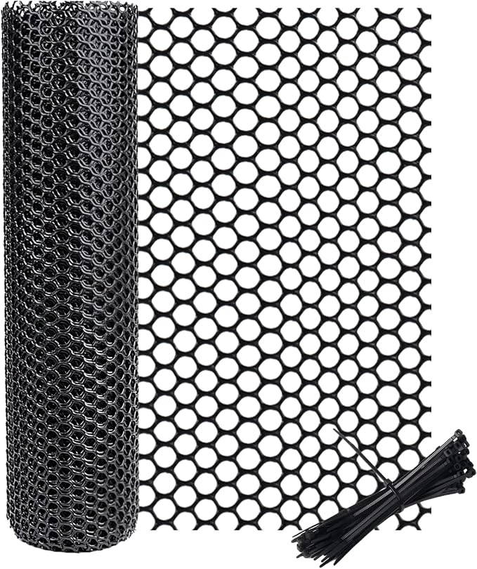 vensovo Black Plastic Wire Mesh 16IN x 33FT Roll by vensovo