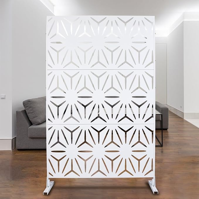 Outdoor Privacy Screen, Steel Privacy Divider - Image 4
