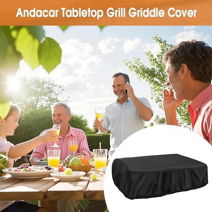 Grill Cover for Blackstone E-Series 22 Inch Electric Griddle 8001, Waterproof - Image 6