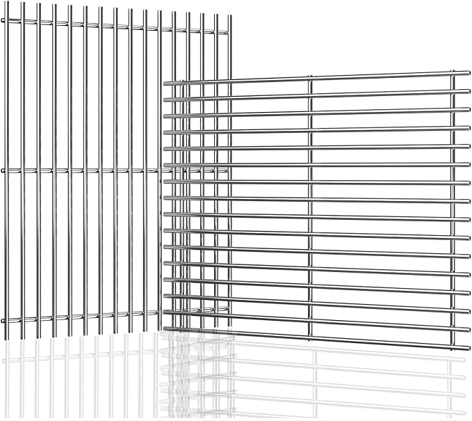 2Pack 17.5'' Weber Spirit 300 Stainless Steel Grill Grates, Cooking Replacement by jkxoo