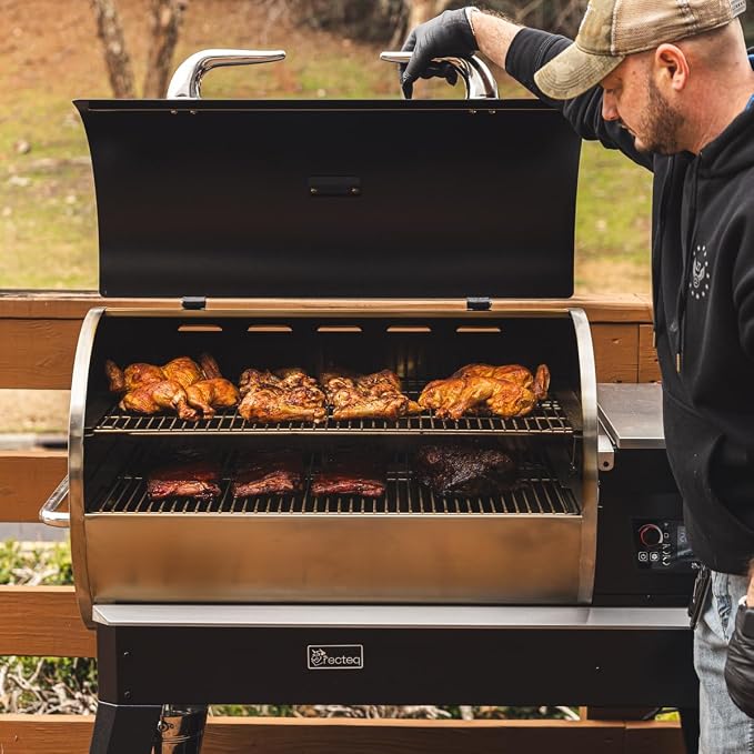 recteq Pellet Grill – Backyard Beast 1200, Pellet Smoker Grill, Wi-Fi-Enabled - Image 5