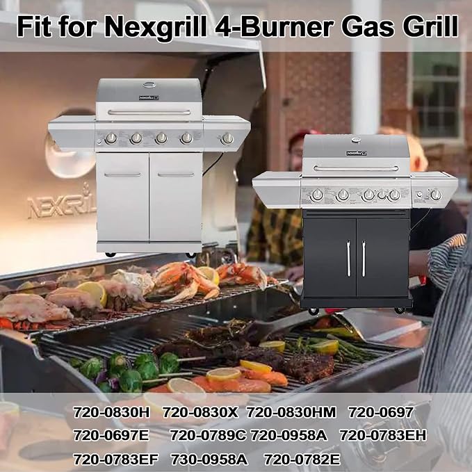 Hisencn Grill Parts for Home Depot Nexgrill 4 Burner 720-0830H, 5 Burner - Image 6