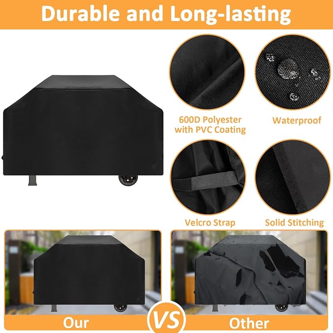 Grill Cover for Charbroil 3-4 Burner Performance Gas Grills, Waterproof - Image 3