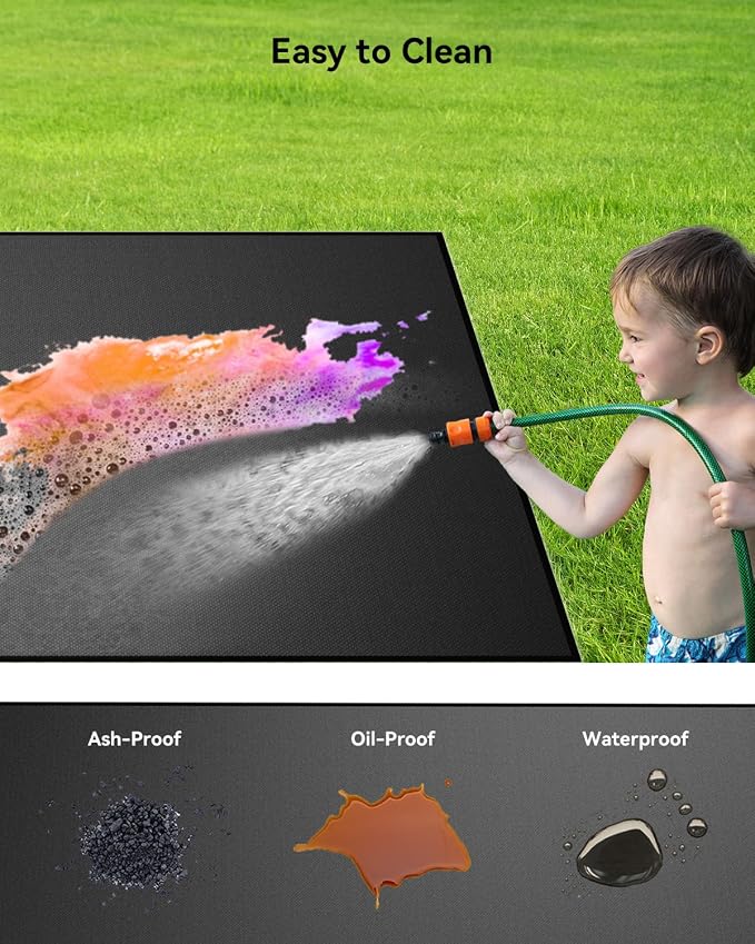 29×29 inch Heavy Duty Large Under Grill Mats - Image 4