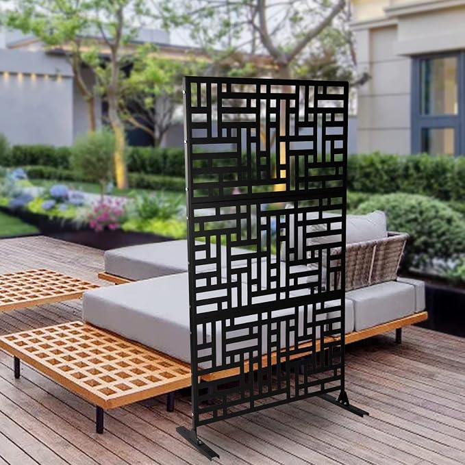 75" H×35" W Decorative Outdoor Privacy Screen - Image 3