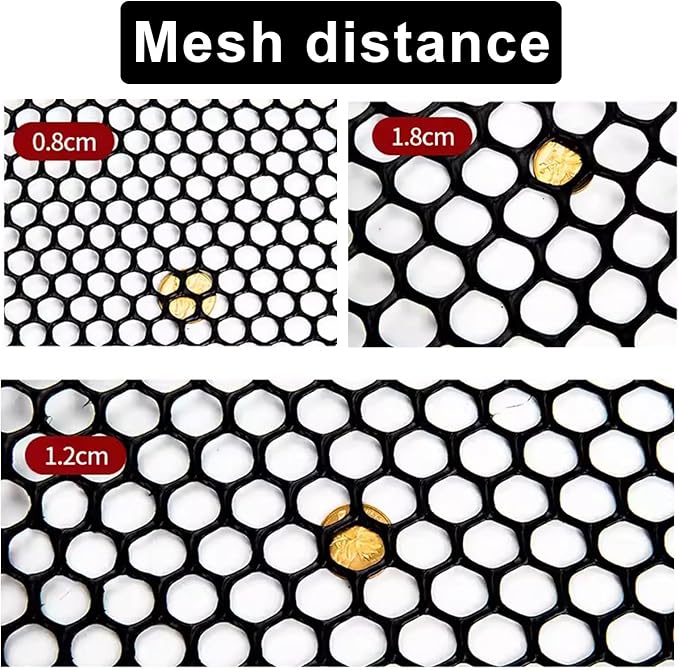 Plastic Wire Mesh Fence 39.3 Inches Wide Safety Fence Roll Balcony Protection - Image 6