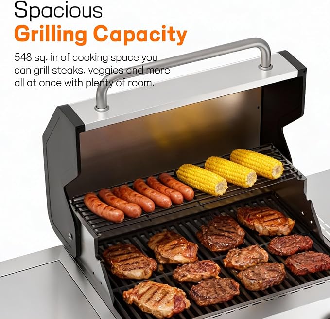 Veralune 4 Burner Gas Grill - Image 3