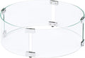 Celestial 17" x 6" Round Wind Guard, fits Celestial 13” Round Fire Pit Burner by CelestialFireGlass