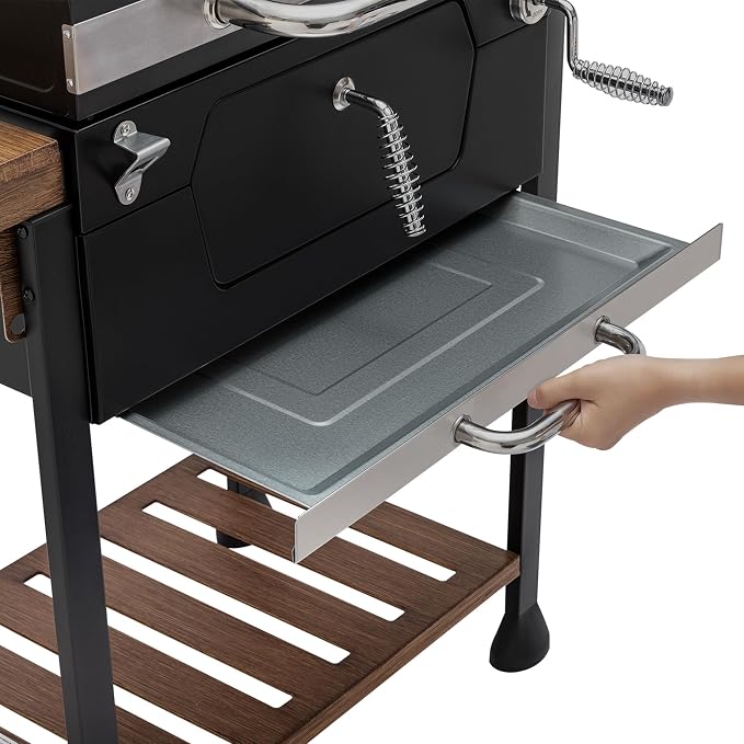 Royal Gourmet CD1824M 24-Inch Charcoal Grill, BBQ Smoker - Image 7