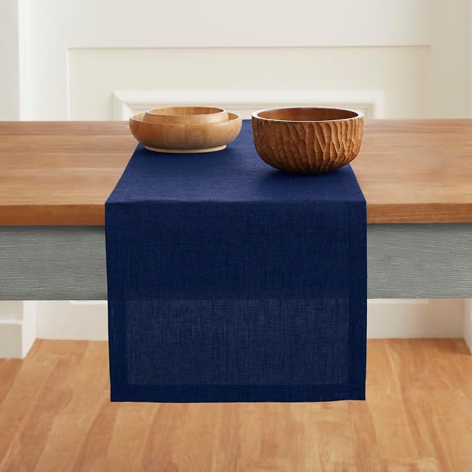 Solino Home Linen Short Table Runner 48 Inches - Image 2