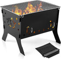 Odoland Camping Grill Portable Folding Charcoal Grills Backpacking BBQ Grill by Odoland