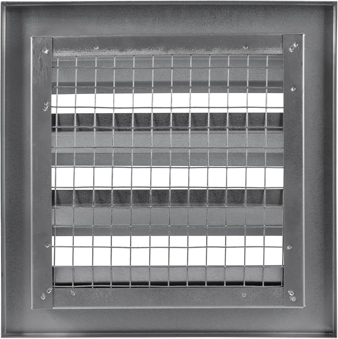 Vent Systems 8" x 8" Inch Galvanized Steel Industrial Air Return Grille - Image 6