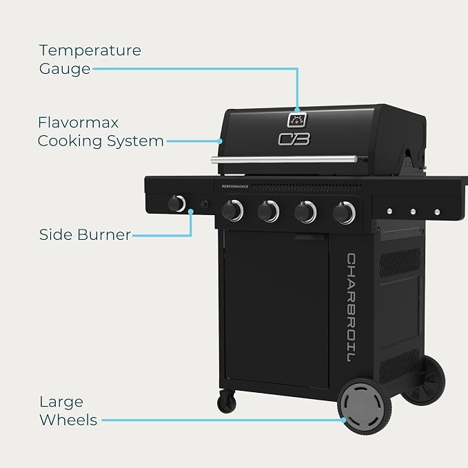 Charbroil Performance Series 4-Burner Gas Grill Cabinet - Image 10
