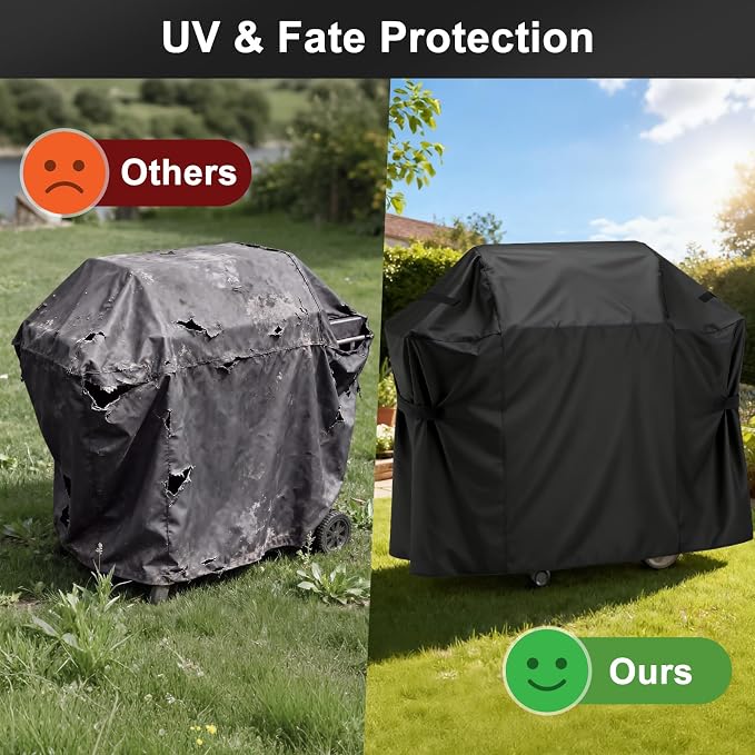 LBTING Grill Cover, 48-inch Heavy Duty 300D Oxford Waterproof Windproof UV - Image 5