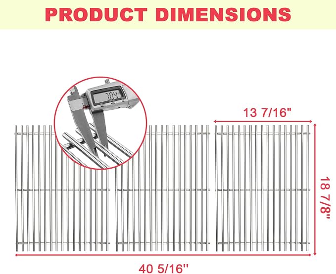 7MM SUS 304 Genesis II 610 Grill Grates - Image 6