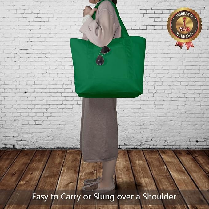 TOPDesign 3-Pack Canvas Tote Bags - Image 2