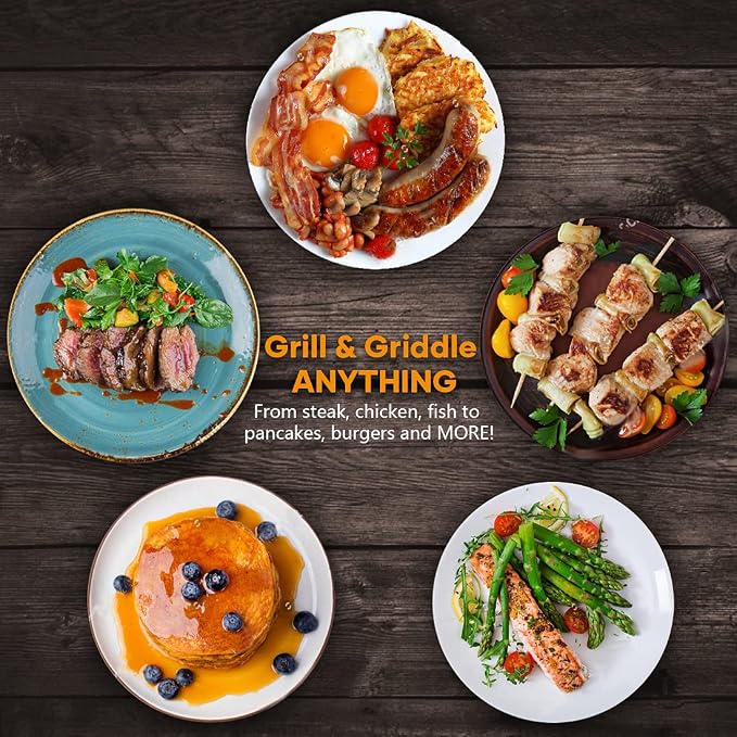 Electric Indoor Grill Griddle, CUSIMAX Smokeless Grill, Portable Korean BBQ - Image 5