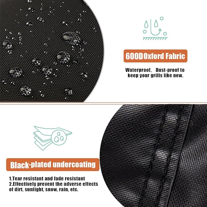 Grill Cover Fit for Charbroil Bistro Pro Tabletop Electric Grill, Dust-Proof - Image 4