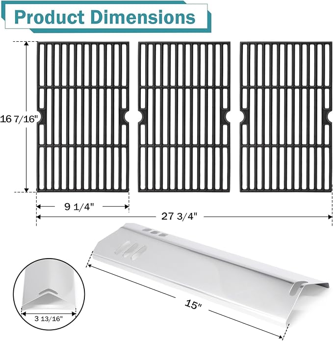 Criditpid Grill Parts for Dyna Glo DGF510SBP, DGF493PNP-D, Backyard Grill - Image 2