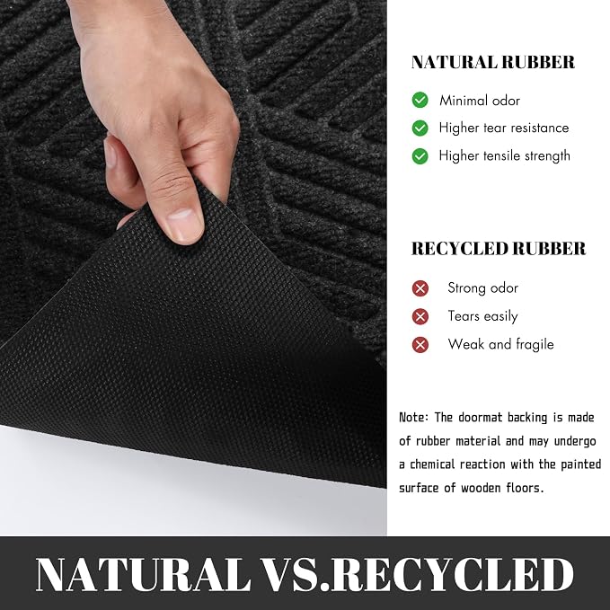 Yimobra Large Door Mat 47x32, All-Season Waterproof Outdoor Mats - Image 3