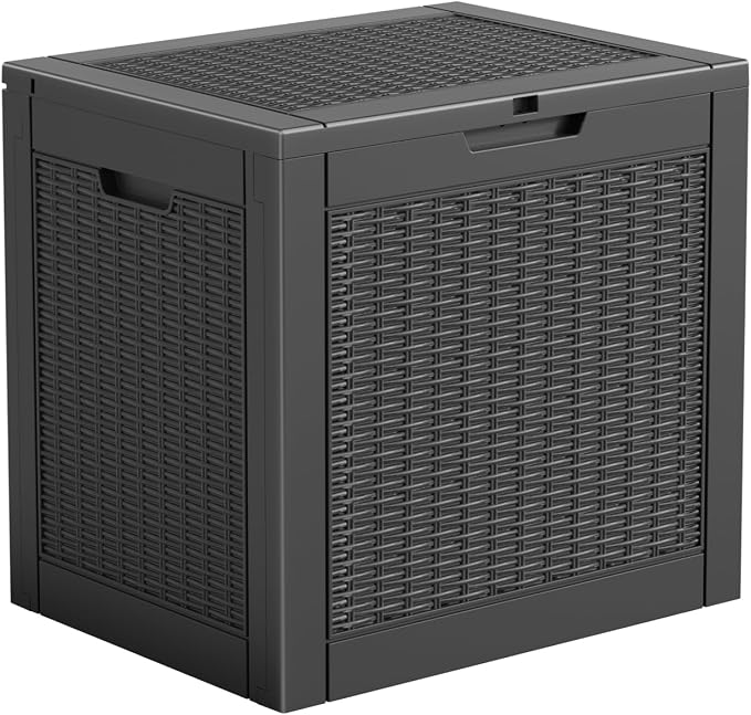 31 Gallon Outdoor Storage Box – Resin Deck Box by ATMELT