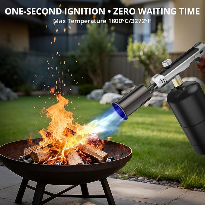Powerful Propane Torch Gun, Sous Vide, Adjustable Kitchen Cooking Torch - Image 6