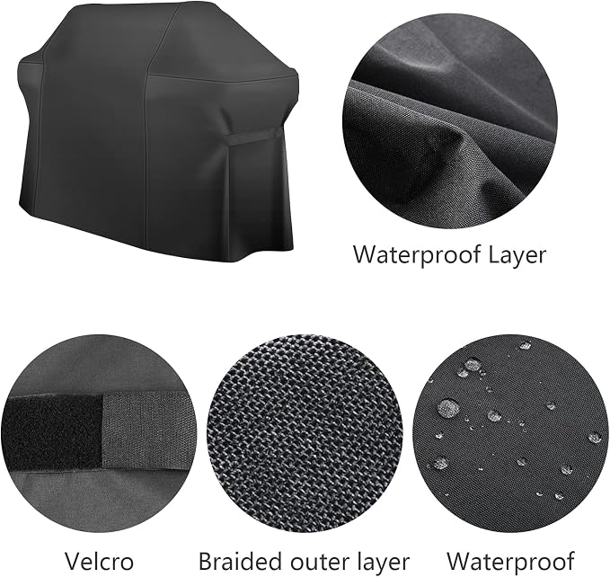 75 Inch Grill Cover, Heavy Duty Waterproof - Image 3