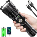 Flashlights High Lumens Rechargeable, 10000LM LED Super Bright Flash Light by SuperBrightFlashlight