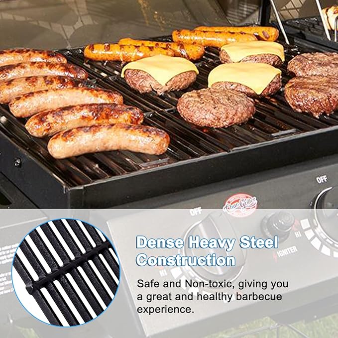 Adviace Grill Grates for Char Griller 5050, King Griller 3008, 19 3/4 Inch Cast - Image 6